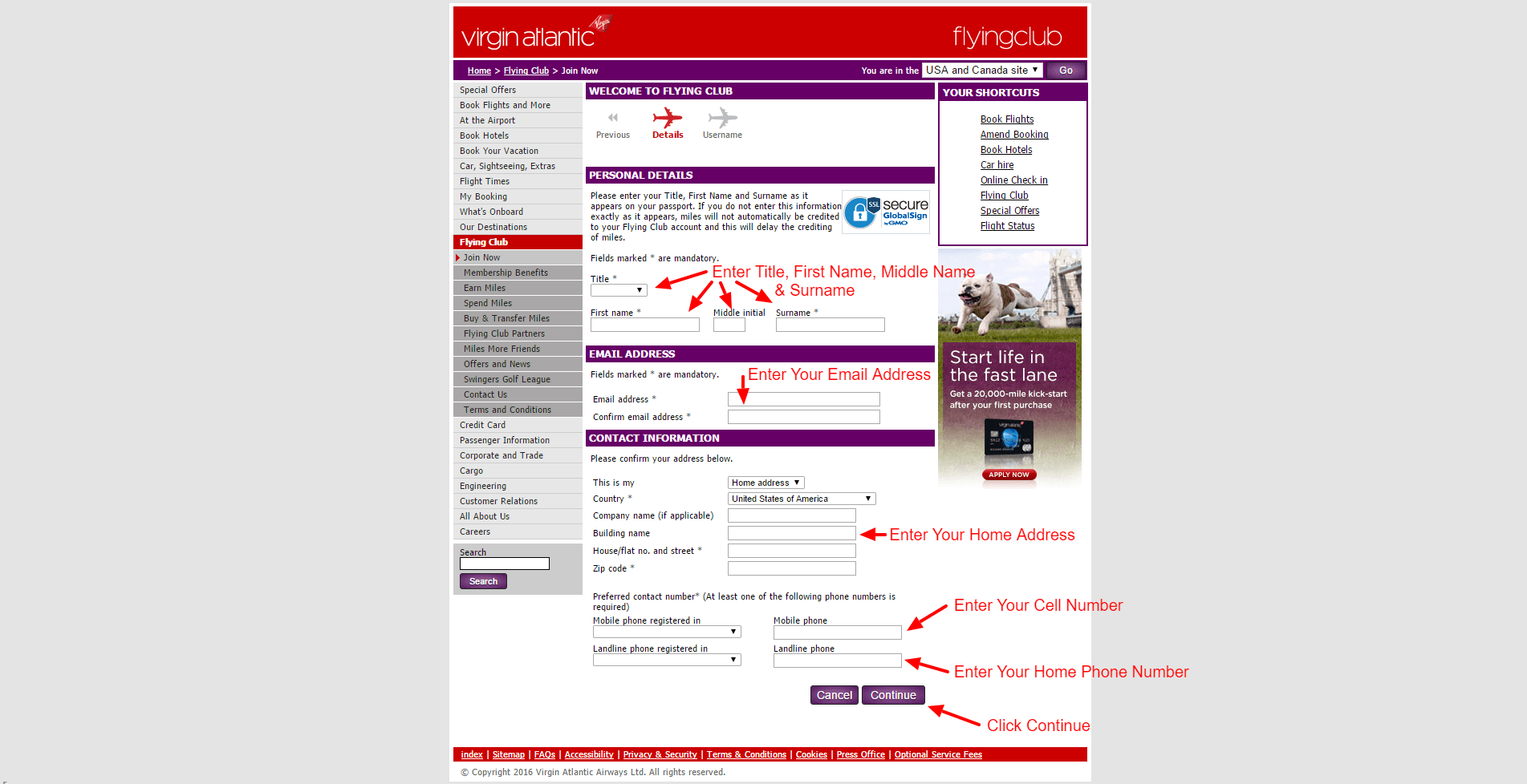 Virgin Atlantic Credit Card Online Login CC Bank