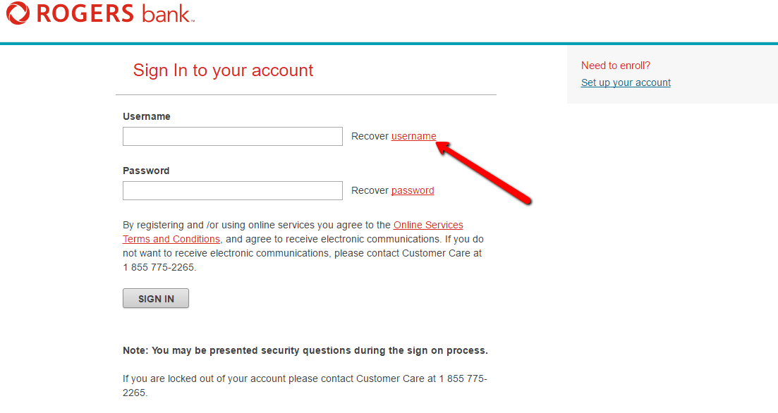 Rogers Bank Online Banking Login CC Bank
