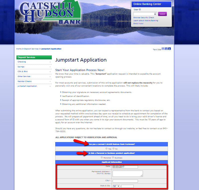 Catskill Hudson Bank Online Banking Login CC Bank