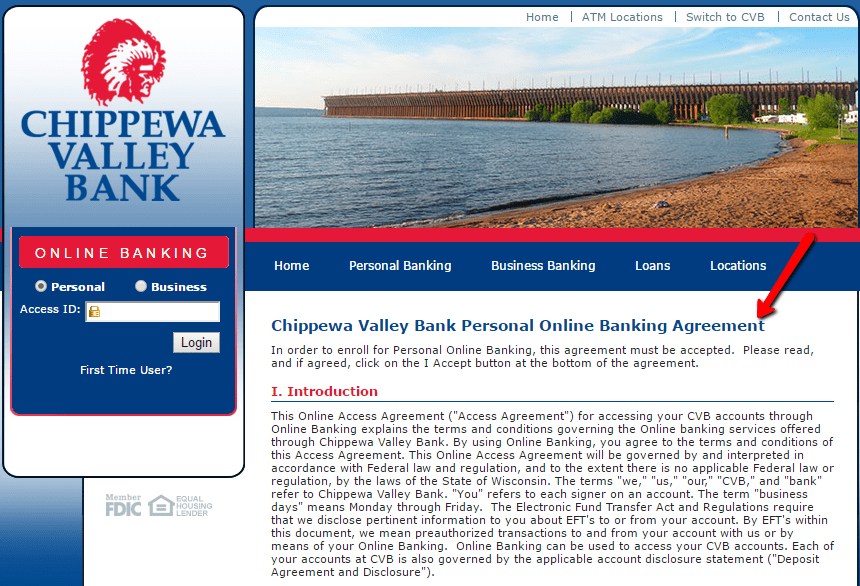 Chippewa Valley Bank Online Banking Login CC Bank