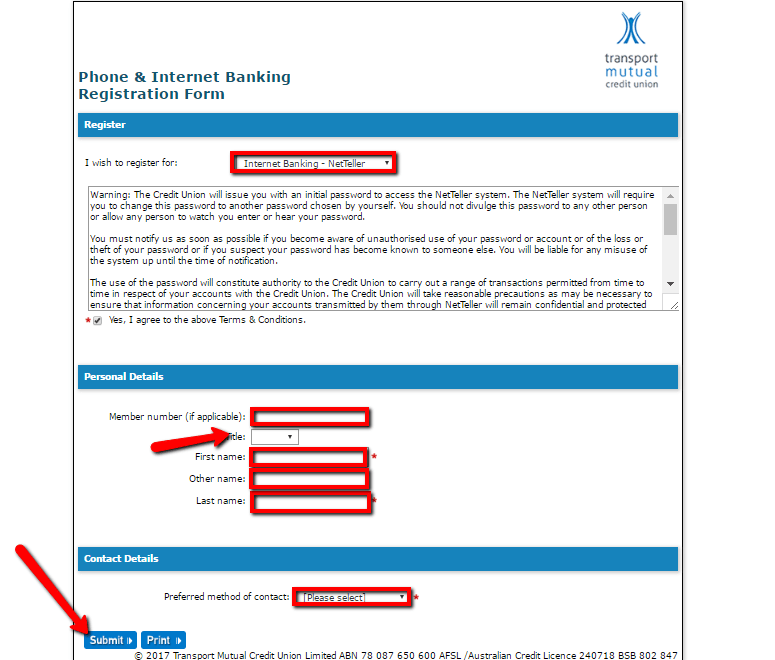 Transport Mutual Credit Union Online Banking Login CC Bank