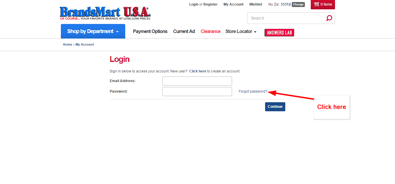 BrandsMart USA Credit Card Online Login CC Bank