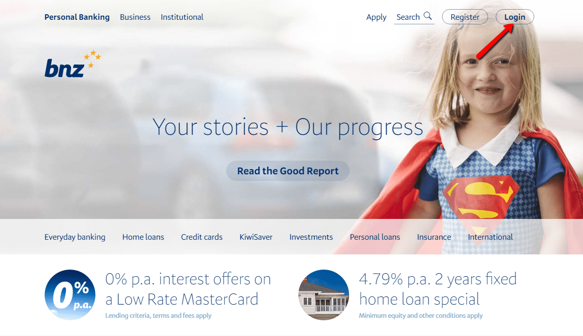 Bank of New Zealand (BNZ) Online Banking Login CC Bank