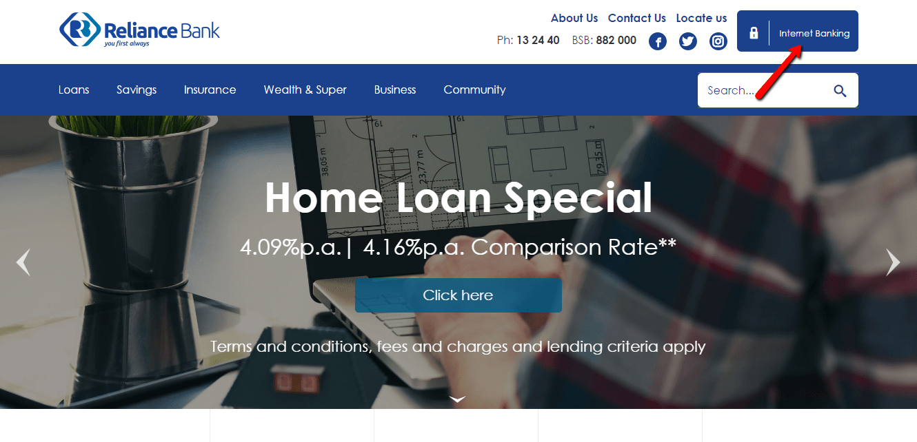 Reliance (Maritime, Mining & Power Credit Union) Online Banking Login