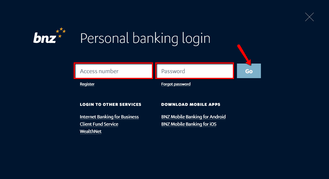 Bank of New Zealand (BNZ) Online Banking Login CC Bank