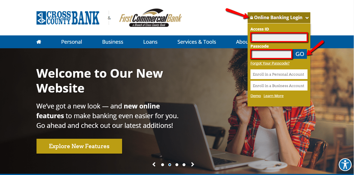 First Bank of Tennessee Online Banking Login CC Bank