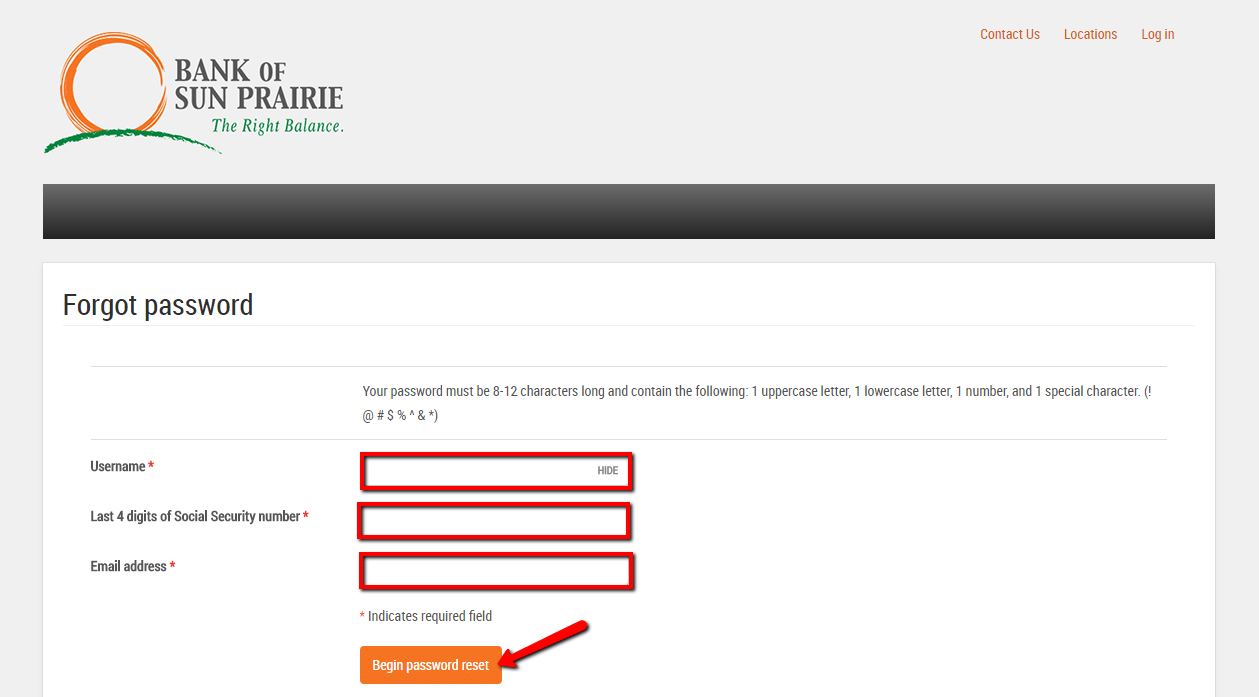 Bank of Sun Prairie Online Banking Login CC Bank