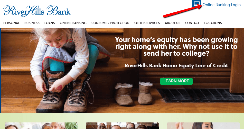 RiverHills Bank Online Banking Login CC Bank