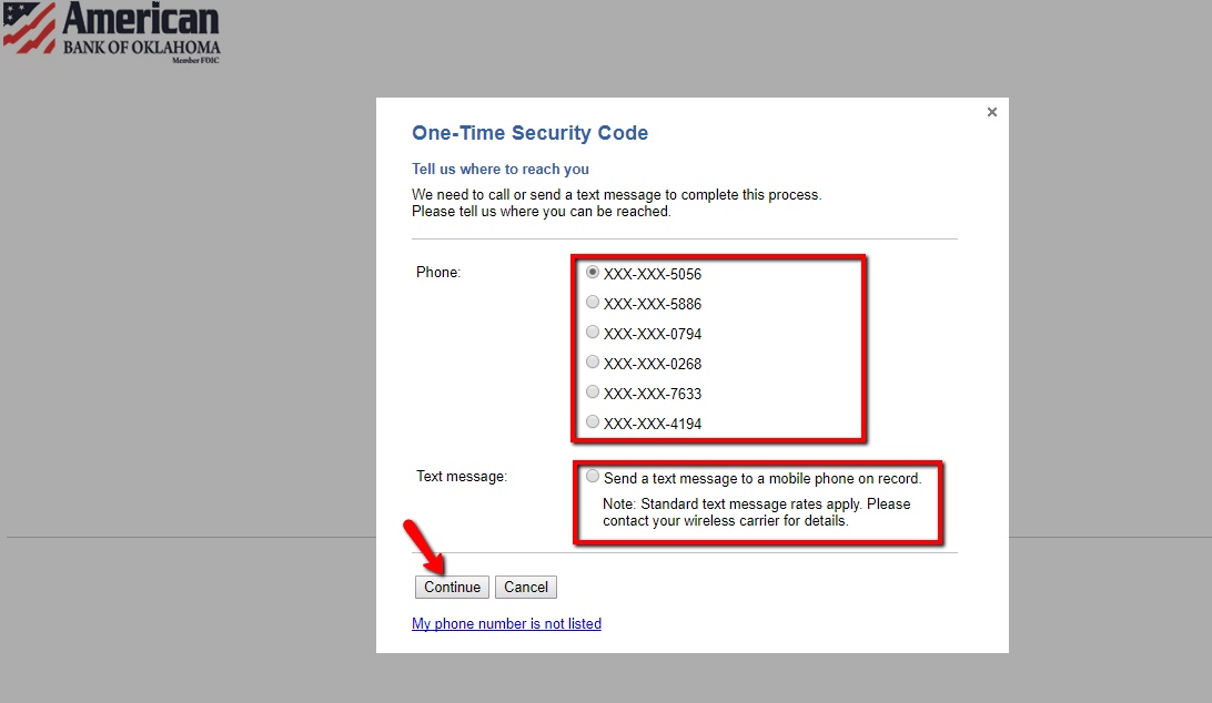 American Bank of Oklahoma Online Banking Login CC Bank