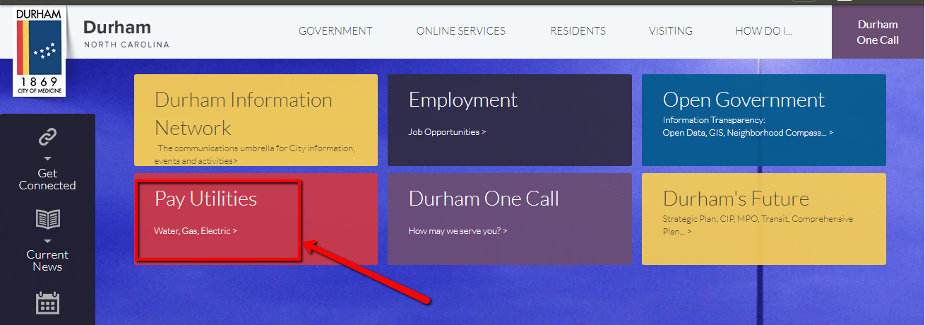 Durham Water & Sewer Bill Online Bill Pay Login CC Bank
