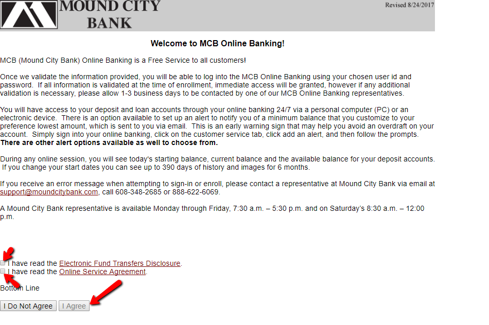 Mound City Bank Online Banking Login CC Bank