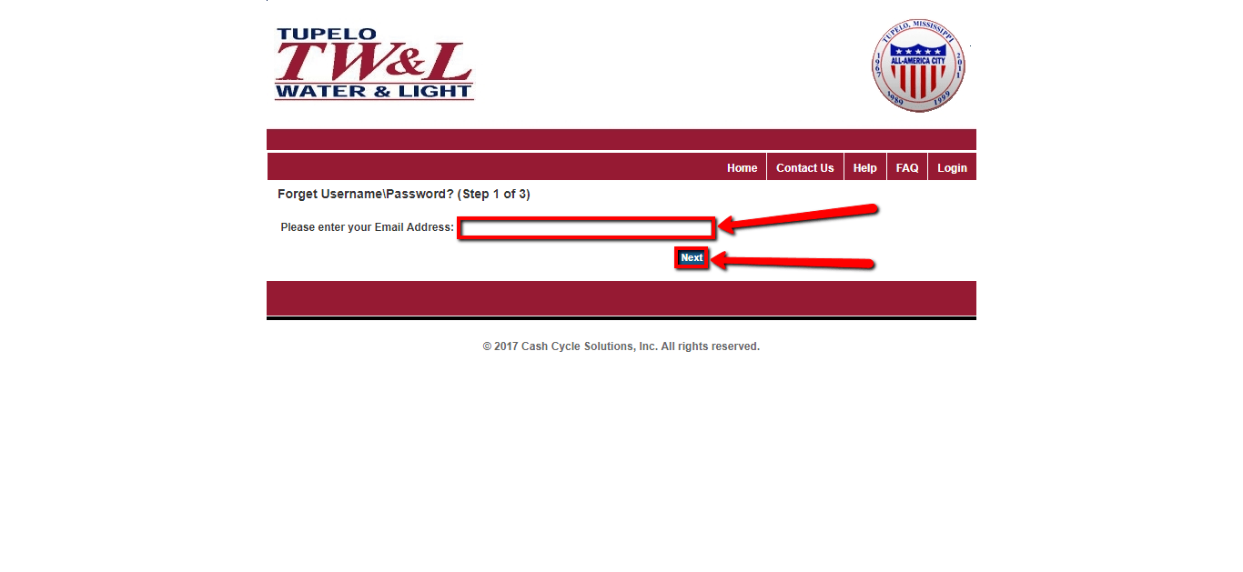 Tupelo Water & Light Online Bill Pay Login CC Bank