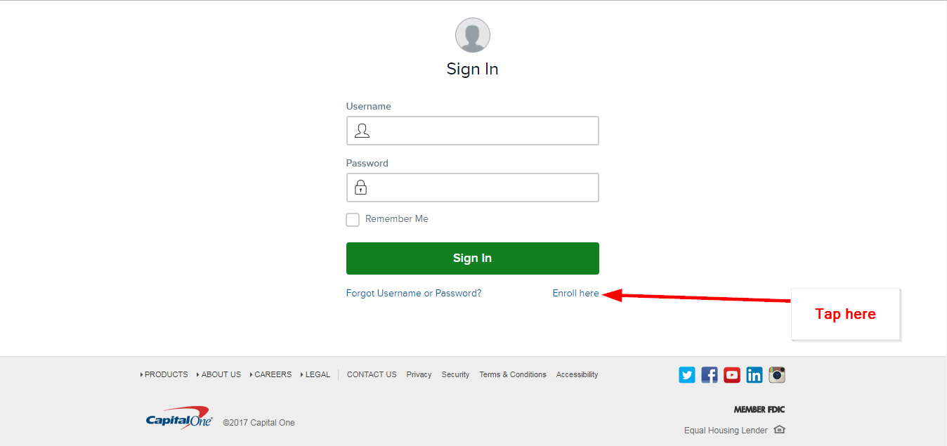 Capital One Secured MasterCard Online Online Banking