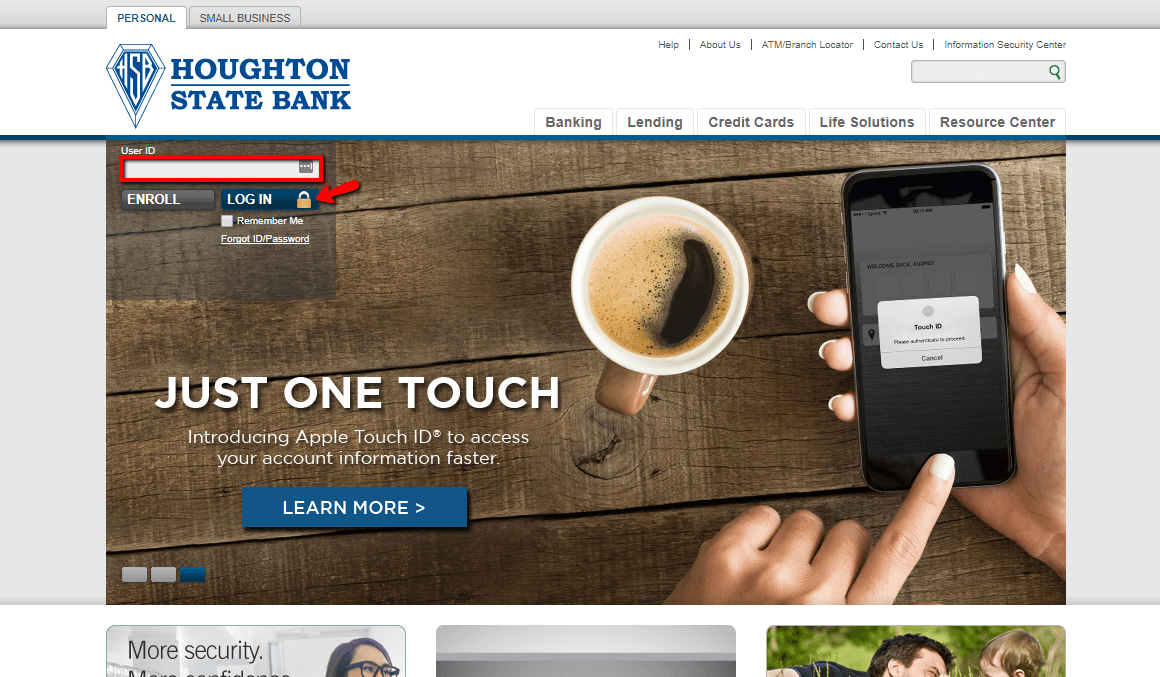 Houghton State Bank Online Banking Login CC Bank