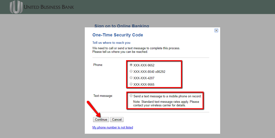 United Business Bank Online Banking Login CC Bank