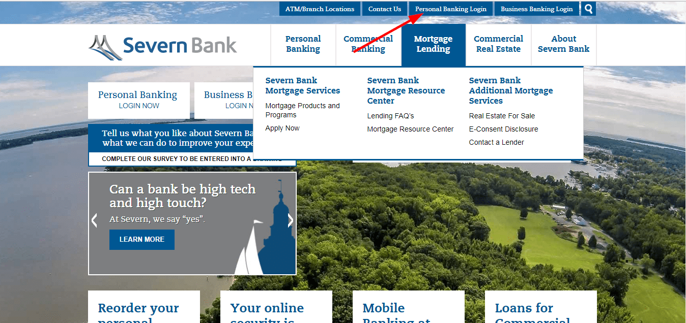 Severn Savings Bank Online Banking Login CC Bank