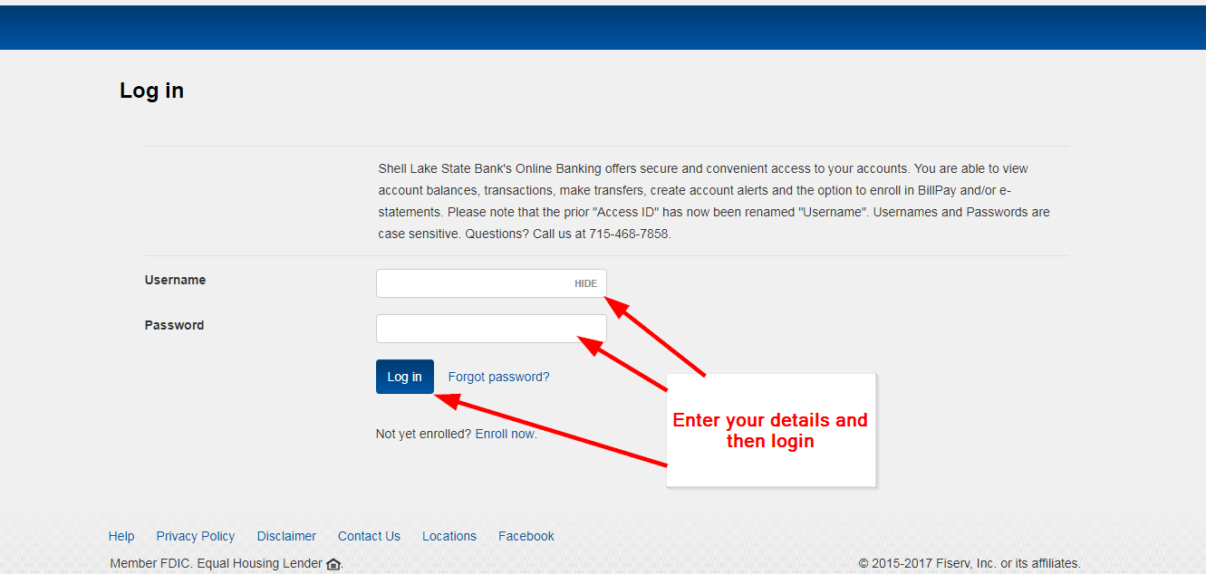 Shell Lake State Bank Online Banking Login CC Bank