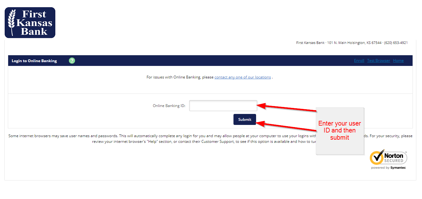 First Kansas Bank Online Banking Login CC Bank