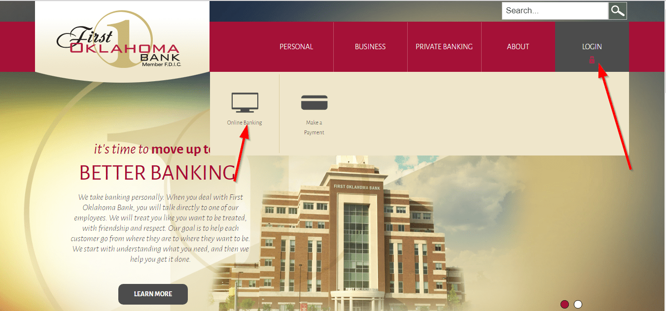 First Oklahoma Bank Online Banking Login CC Bank