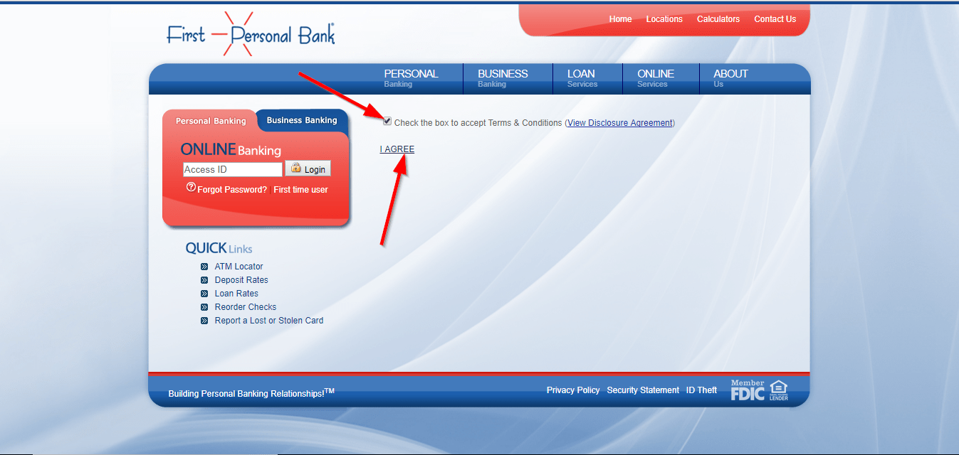 Personal › The First Bank