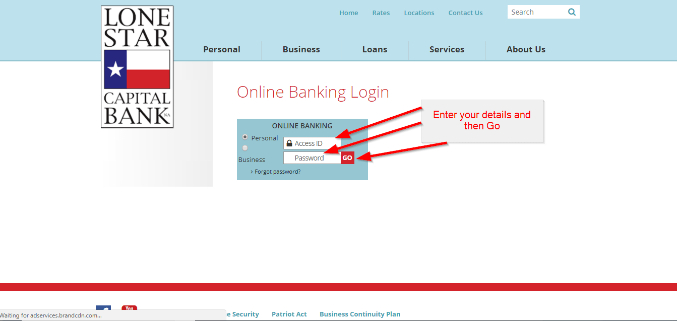 Lone Star Capital Bank Online Banking Login CC Bank