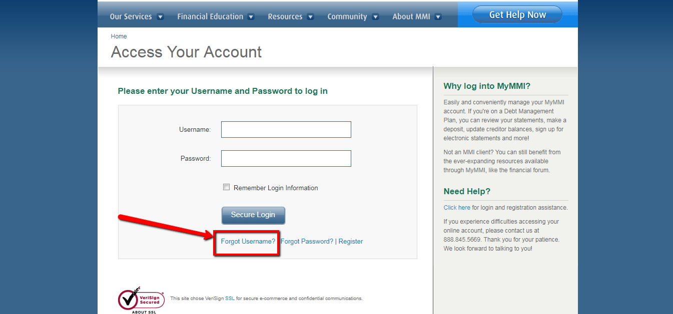 Money Management International Client Login CC Bank