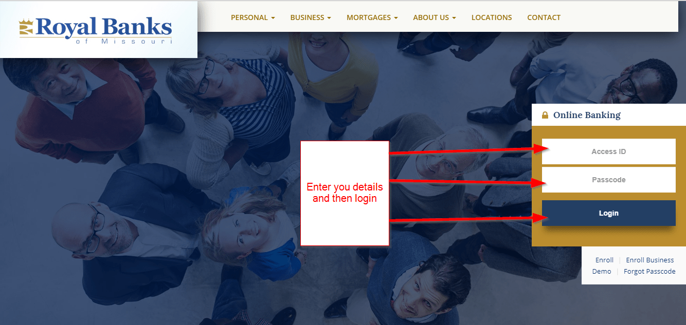 Royal Banks of Missouri Online Banking Login CC Bank