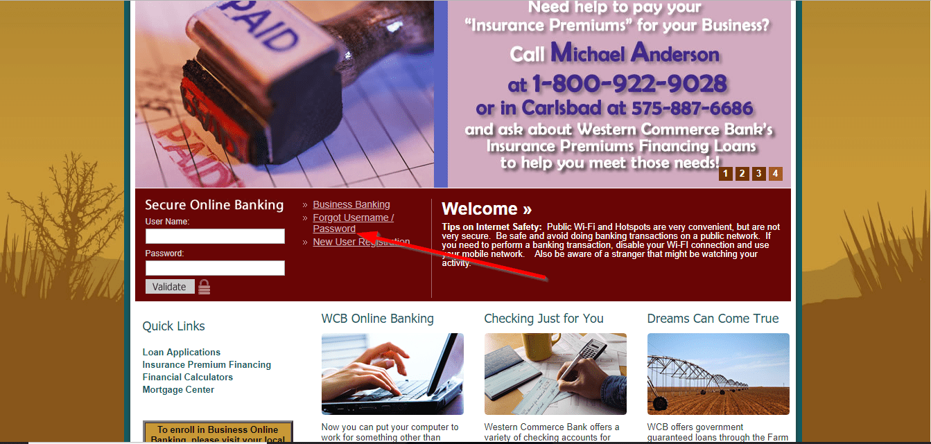 Western Commerce Bank Online Banking Login CC Bank