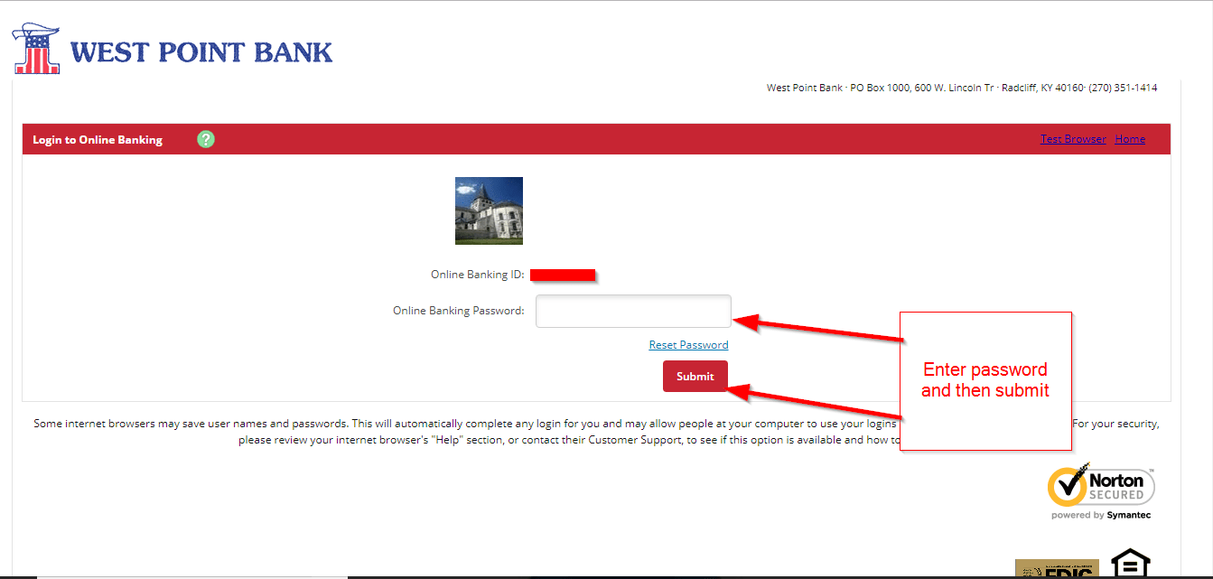 West Point Bank Online Banking Login CC Bank
