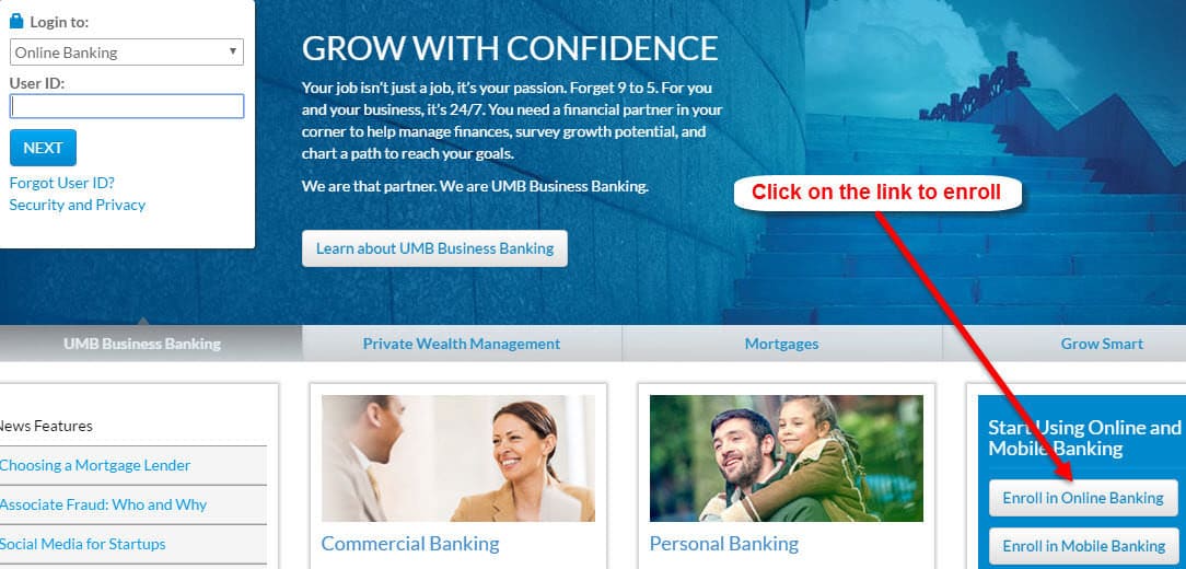 UMB Bank Online Banking Login CC Bank