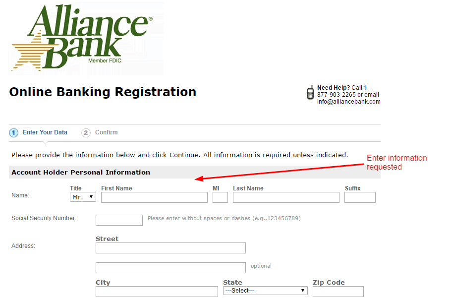 Alliance Bank Online Banking Login CC Bank