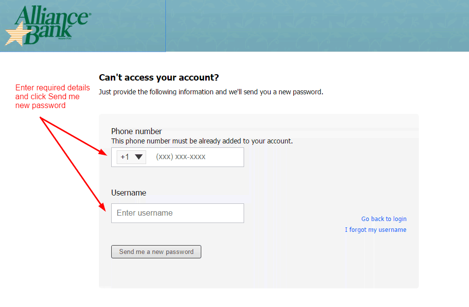 Alliance Bank Online Banking Login CC Bank