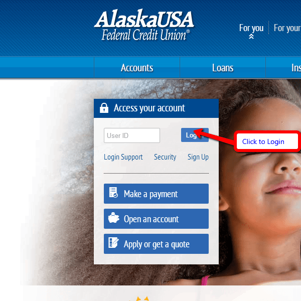 Alaska USA Federal Credit Union Online Banking Login CC Bank