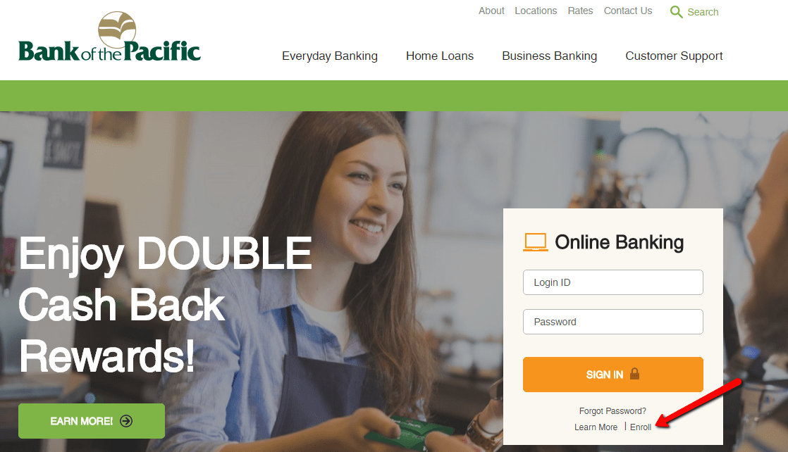 Bank of the Pacific Online Banking Login CC Bank