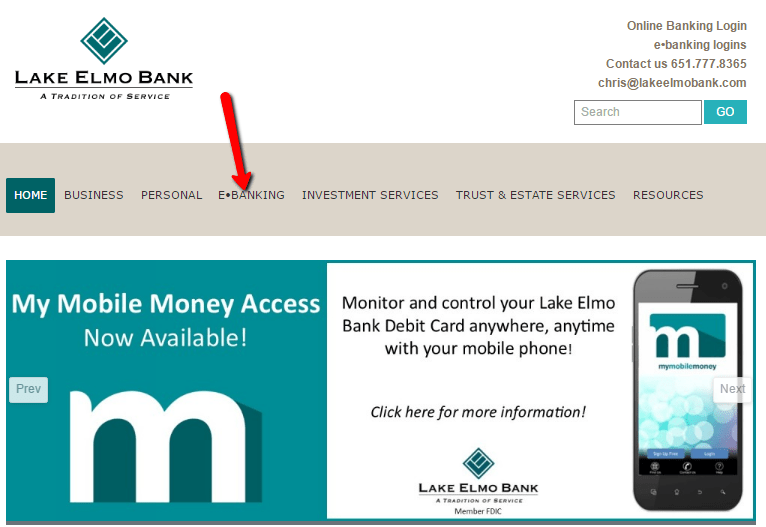 Lake Elmo Bank Online Banking Login CC Bank