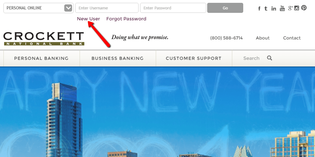 Crockett National Bank Online Banking Login CC Bank
