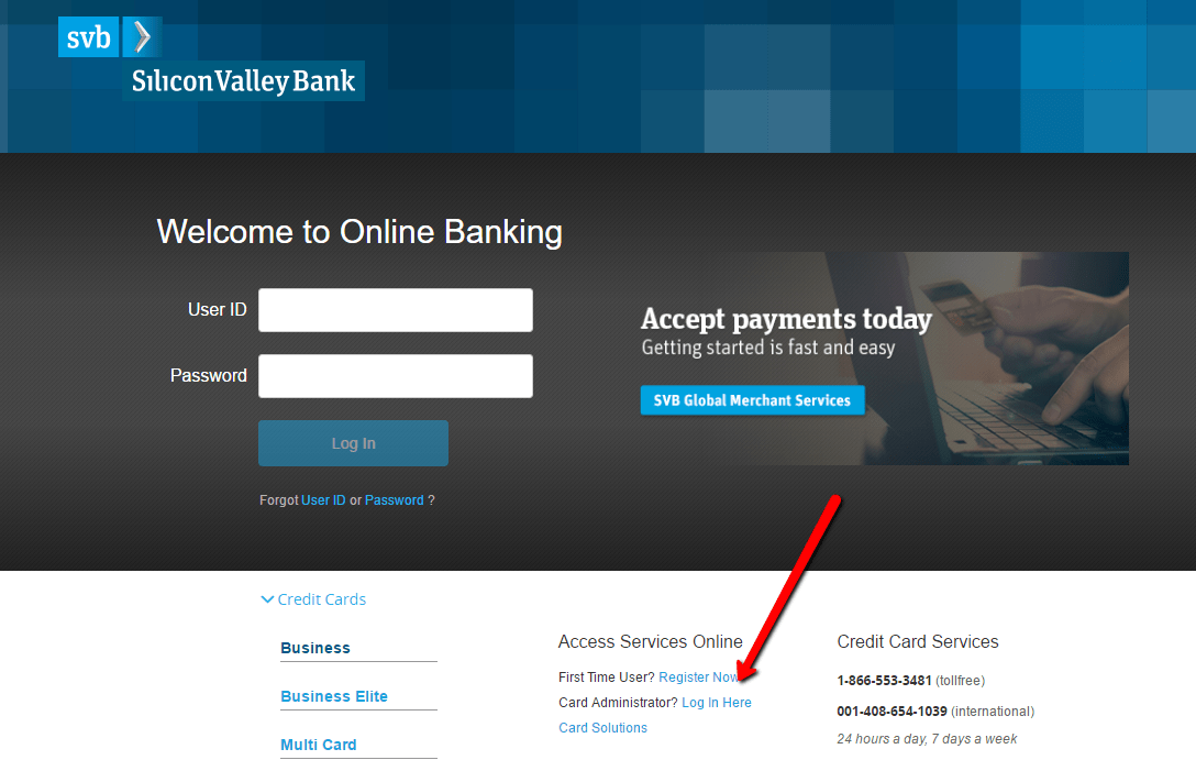 Silicon Valley Bank SVB Online Banking Login CC Bank