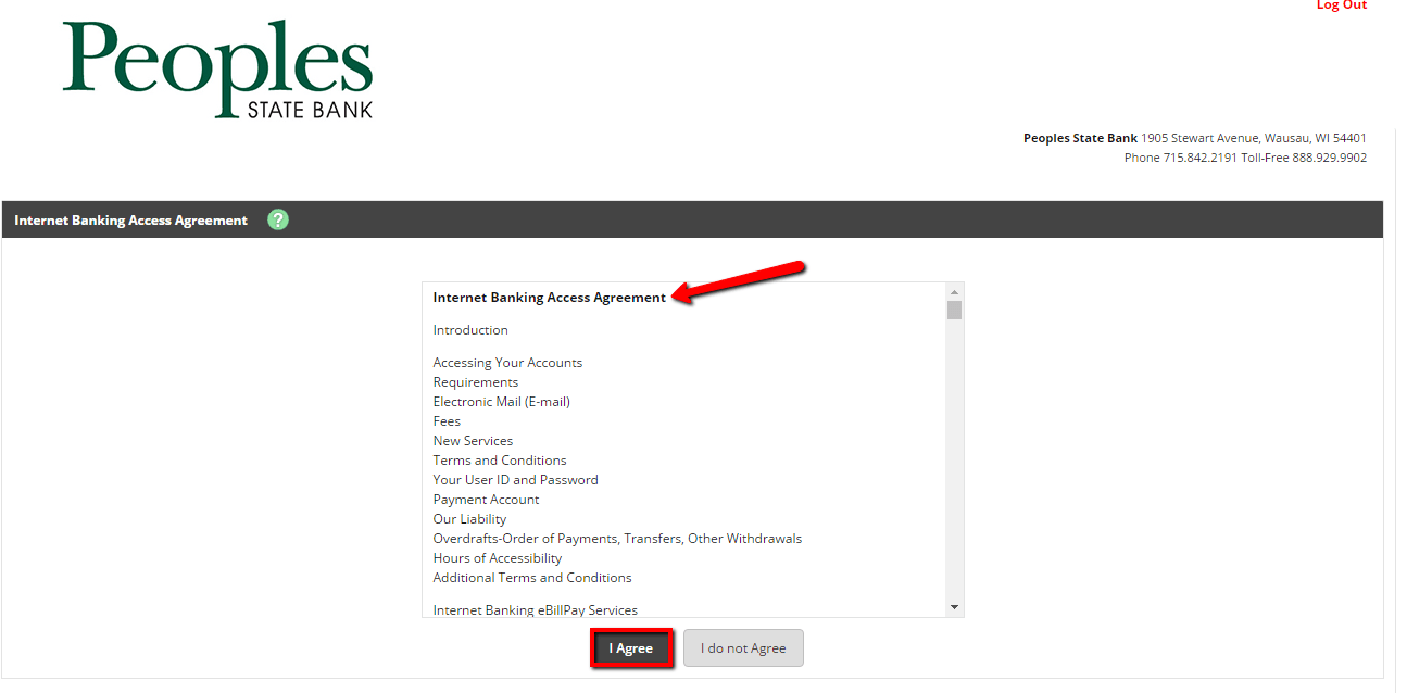 Peoples State Bank Online Banking Login CC Bank