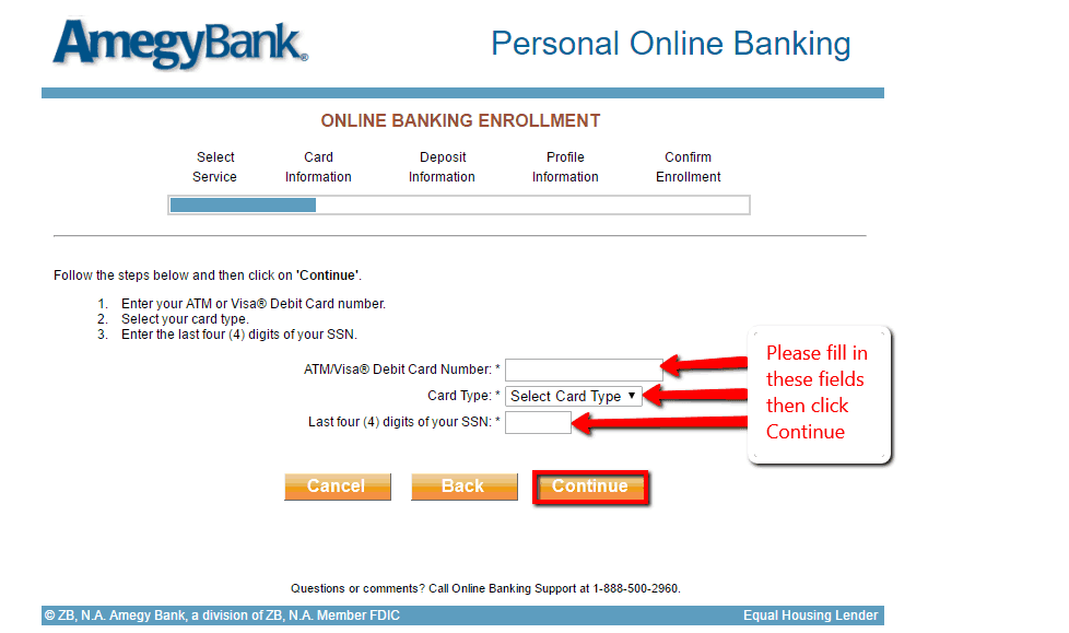 Amegy Bank Online Banking Login CC Bank