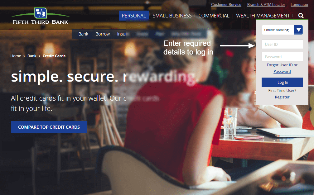 Fifth Third Credit Card Online Login CC Bank