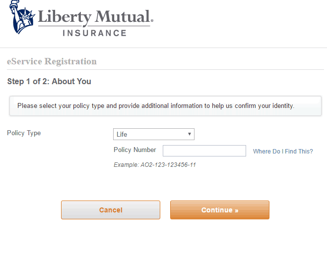 Liberty Insurance Online Login CC Bank