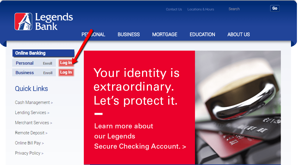 Legends Bank Online Banking Login Online Banking
