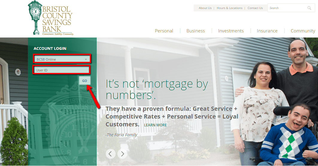 Bristol County Savings Bank Online Banking Login CC Bank