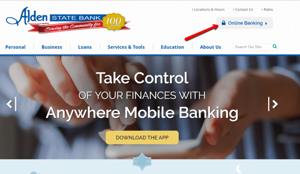 Alden State Bank Online Banking Login CC Bank