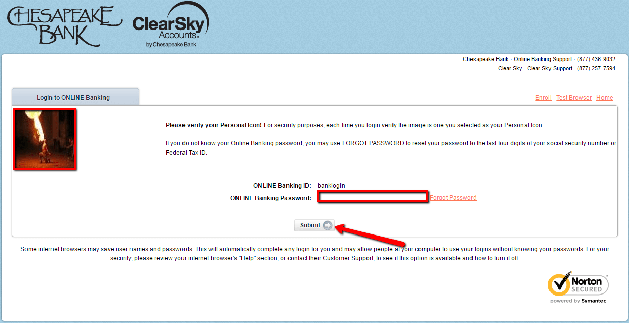 Chesapeake Bank Online Banking Login CC Bank
