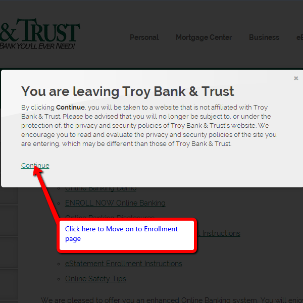 Troy Bank and Trust Online Banking Login CC Bank