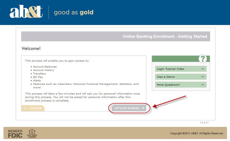 AB&T National Bank Online Banking Login CC Bank