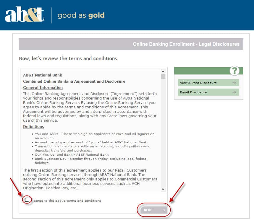 AB&T National Bank Online Banking Login CC Bank