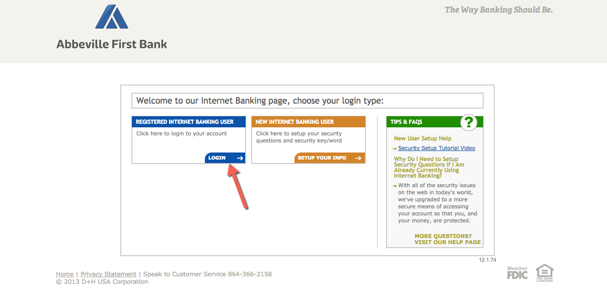 Abbeville First Bank Online Banking Login CC Bank