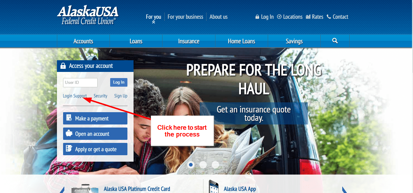 Alaska USA Credit Union [Payday / Personal] Loan Online Login CC Bank